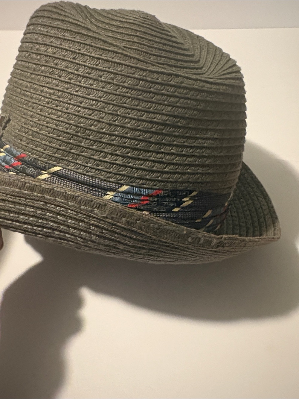 Carlos Santana Men’s Fedora grey Hat with metal guitar pin, Sz Small/Medium. - Picture 8 of 11